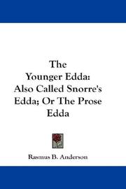 Cover of: The Younger Edda: Also Called Snorre's Edda; Or The Prose Edda