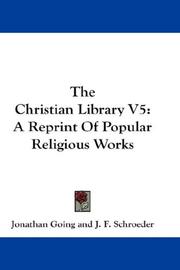 Front cover of The Christian Library V5 by Unknown