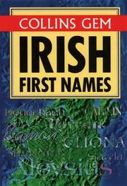 Cover of: Collins gem Irish first names