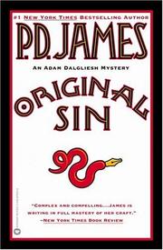 Cover of: Original sin by P. D. James