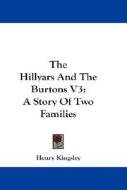 Cover of: The Hillyars And The Burtons V3: A Story Of Two Families