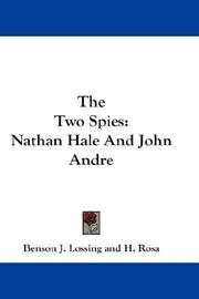 Cover of: The Two Spies by Benson John Lossing