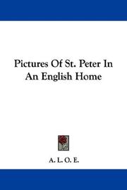 Cover of: Pictures Of St. Peter In An English Home by A. L. O. E.