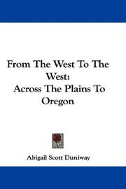 Cover of: From The West To The West