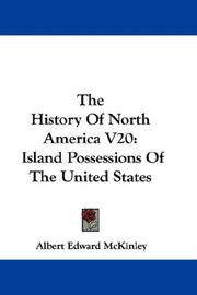 Cover of: The History Of North America V20: Island Possessions Of The United States