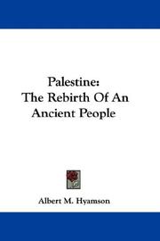 Cover of: Palestine by Albert M. Hyamson, Albert M. Hyamson