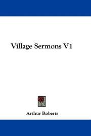 Cover of: Village Sermons V1