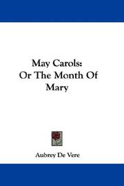 May carols by Aubrey De Vere