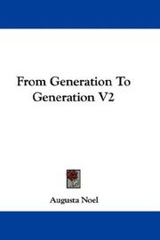 Cover of: From Generation To Generation V2
