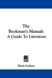 Cover of: The Bookman's Manual: A Guide To Literature