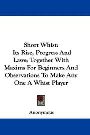 Cover of: Short Whist by Anonymous