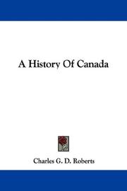 Cover of: A History Of Canada