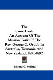 Cover of: The Same Lord by Edward C. Millard