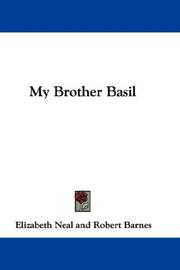 Cover of: My Brother Basil