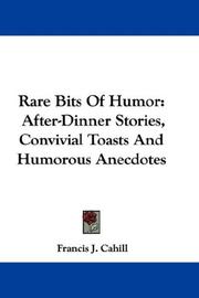 Cover of: Rare Bits Of Humor by Francis J. Cahill, Francis J. Cahill