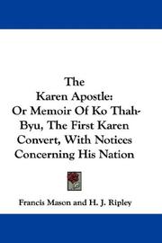 The Karen apostle by Francis Mason