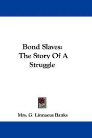 Cover of: Bond Slaves by Isabella Banks