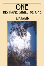 Cover of: ONE by Z B David