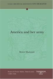 Cover of: America and her army