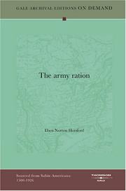 Cover of: The army ration