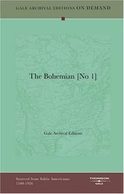 Cover of: The Bohemian [No 1]