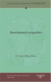 Cover of: International sympathies by J. W. (James William) Massie