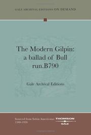 Cover of: The Modern Gilpin by Gale Archival Editions