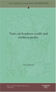 Notes on Southern wealth and northern profits by Samuel Powell