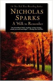 Cover of: A Walk to Remember by Nicholas Sparks