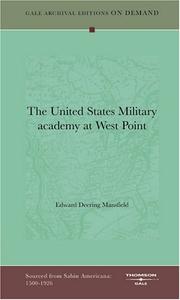 Cover of: The United States Military academy at West Point