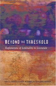 Cover of: Beyond the Threshold: Explorations of Liminality in Literature