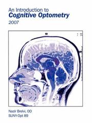 Cover of: An Introduction to Cognitive Optometry by Nazir Brelvi OD
