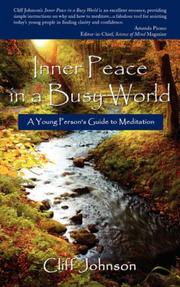 Cover of: Inner Peace in a Busy World by Cliff Johnson