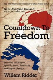 Cover of: Countdown To Freedom by Willem Ridder