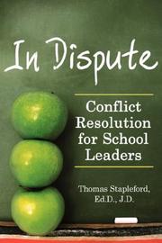 Cover of: In Dispute: Conflict Resolution for School Leaders