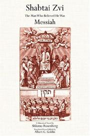 Cover of: Shabtai Zvi by Shlomo Rosenberg