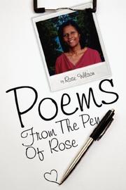 Cover of: Poems From The Pen Of Rose
