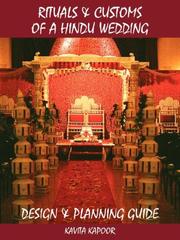 Cover of: Rituals  and  Customs of a Hindu Wedding by Kavita Kapoor