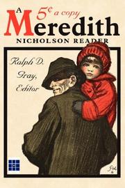 Cover of: A Meredith Nicholson Reader