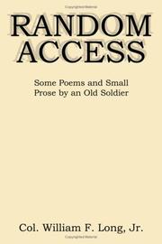 Cover of: RANDOM ACCESS | Col. William F. Long Jr.
