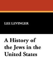 Cover of: A History of the Jews in the United States