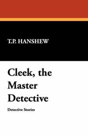 Cover of: Cleek, the Master Detective