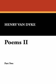 Cover of: Poems II