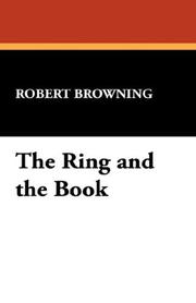 Cover of: The Ring and the Book by Robert Browning