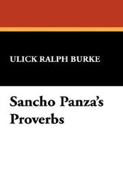 Cover of: Sancho Panza's Proverbs