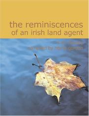 Cover of: The Reminiscences of an Irish Land Agent (Large Print Edition) by S.M. Hussey
