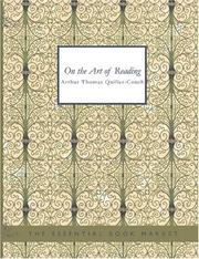 Cover of: On The Art of Reading (Large Print Edition) by Arthur Quiller-Couch