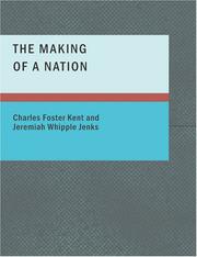Cover of: The Making of a Nation (Large Print Edition): The Beginnings of Israel's History