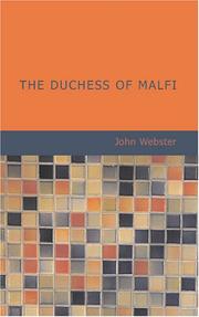 Cover of The Duchess of Malfi by John Webster