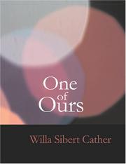 Cover of: One of Ours (Large Print Edition) by Willa Cather